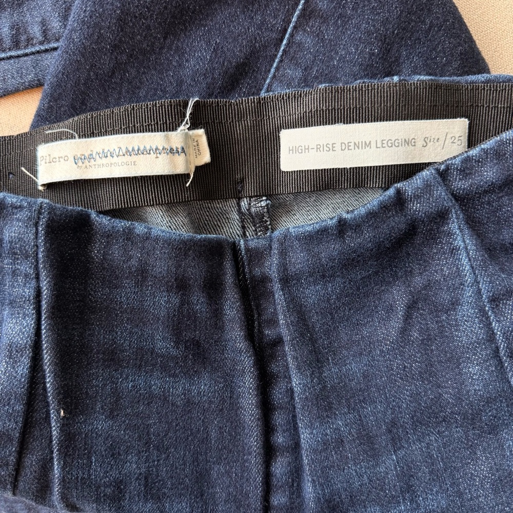 Pilcro High Rise Denim Legging - Picture 3 of 3